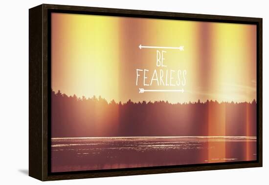 Be Fearless-Vintage Skies-Framed Premier Image Canvas