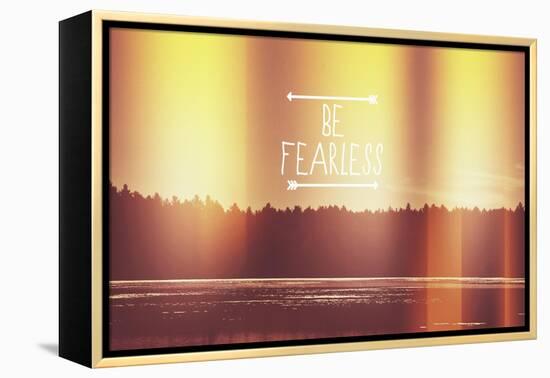 Be Fearless-Vintage Skies-Framed Premier Image Canvas