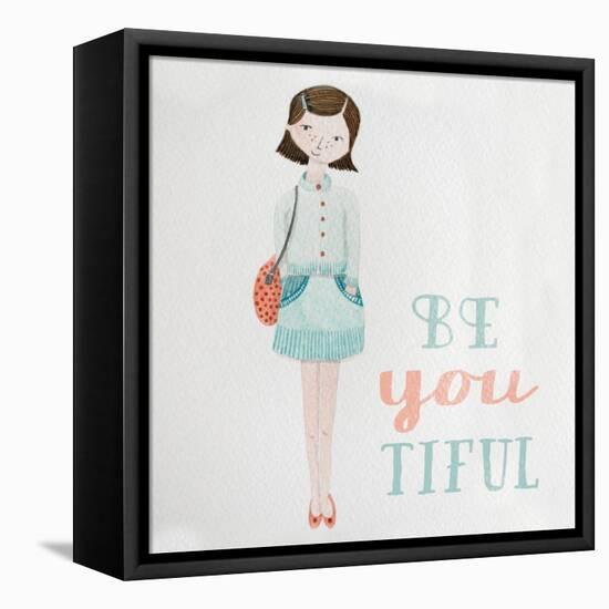 Be Girl I-Sarah Gardner-Framed Stretched Canvas