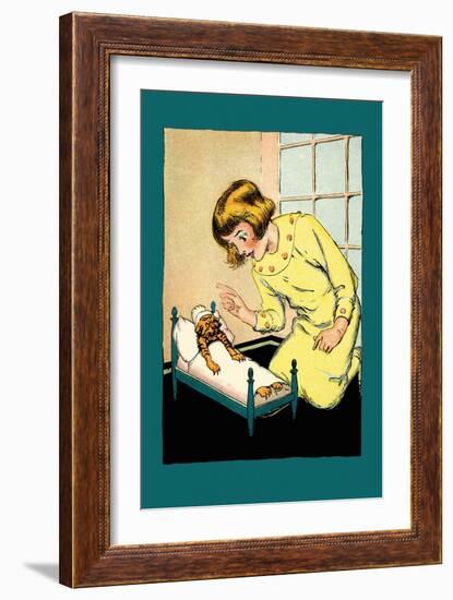 Be Good, Hungry Tiger-John R. Neill-Framed Art Print