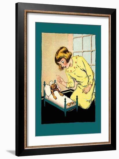 Be Good, Hungry Tiger-John R. Neill-Framed Art Print