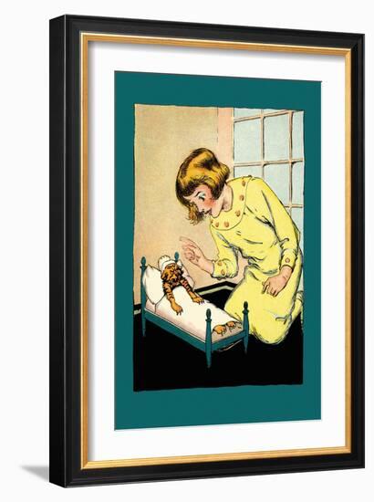 Be Good, Hungry Tiger-John R. Neill-Framed Art Print