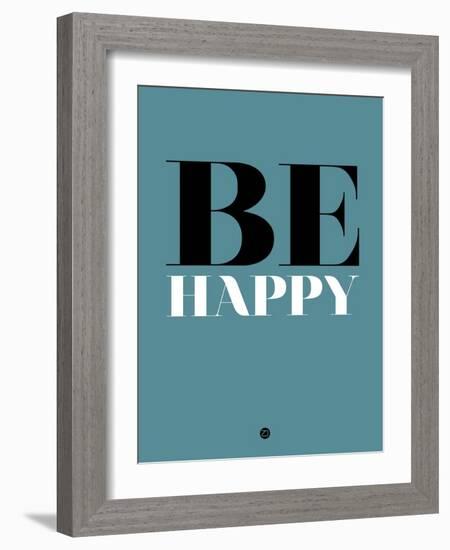 Be Happy 1-NaxArt-Framed Art Print