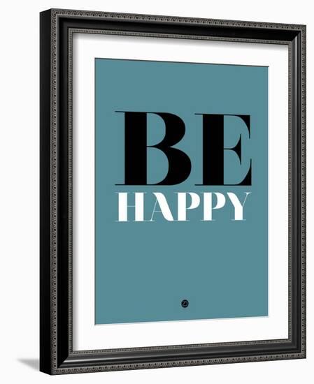 Be Happy 1-NaxArt-Framed Art Print