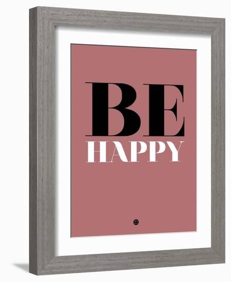 Be Happy 2-NaxArt-Framed Art Print