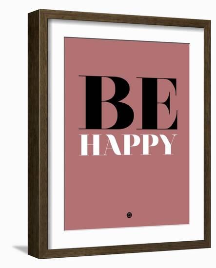 Be Happy 2-NaxArt-Framed Art Print