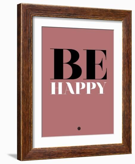 Be Happy 2-NaxArt-Framed Art Print