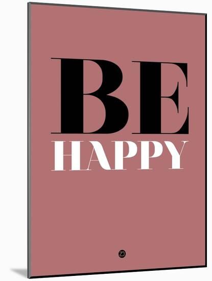 Be Happy 2-NaxArt-Mounted Art Print