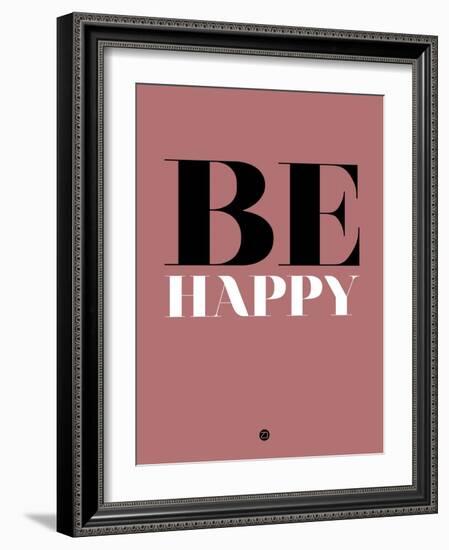 Be Happy 2-NaxArt-Framed Art Print