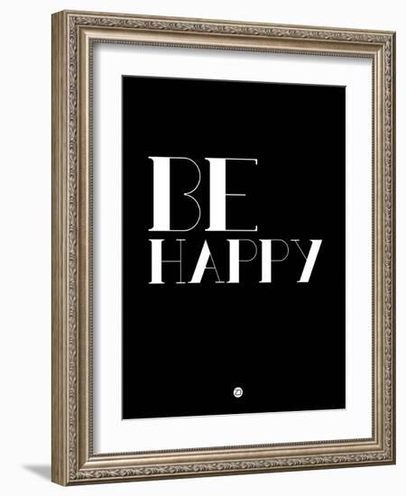 Be Happy 3-NaxArt-Framed Art Print