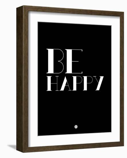 Be Happy 3-NaxArt-Framed Art Print