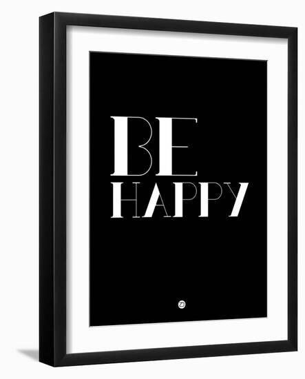 Be Happy 3-NaxArt-Framed Art Print