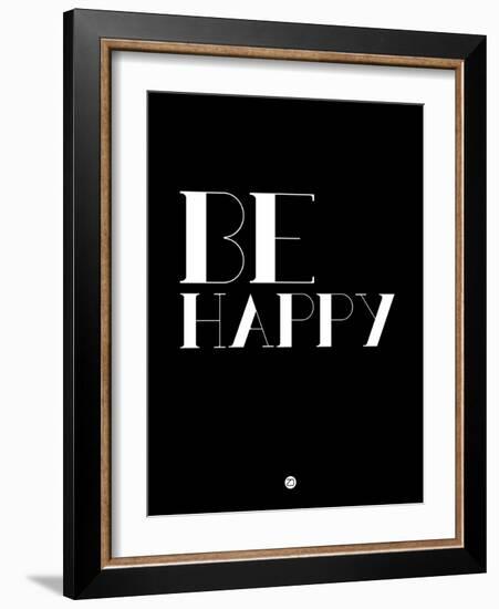 Be Happy 3-NaxArt-Framed Art Print