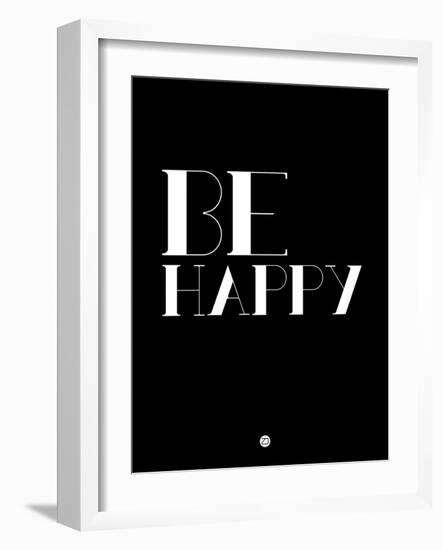 Be Happy 3-NaxArt-Framed Art Print