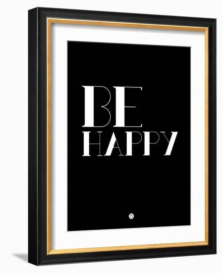 Be Happy 3-NaxArt-Framed Art Print