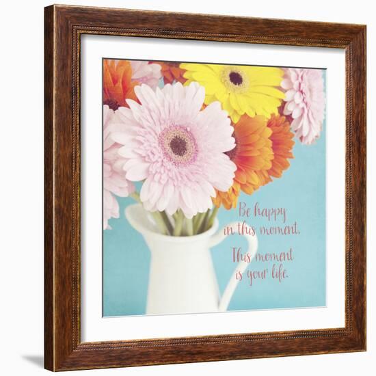 Be Happy in This Moment-Susannah Tucker-Framed Art Print