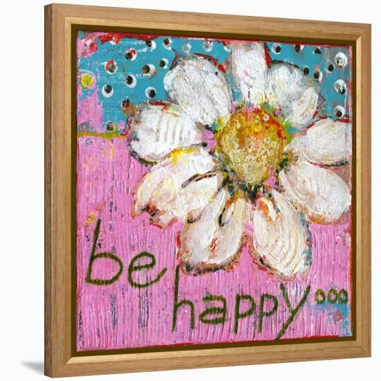 Be Happy-Blenda Tyvoll-Framed Premier Image Canvas