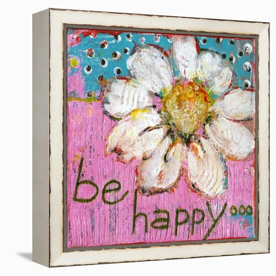 Be Happy-Blenda Tyvoll-Framed Premier Image Canvas