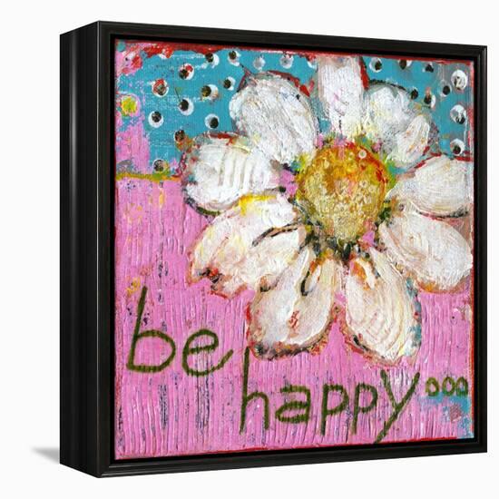 Be Happy-Blenda Tyvoll-Framed Premier Image Canvas