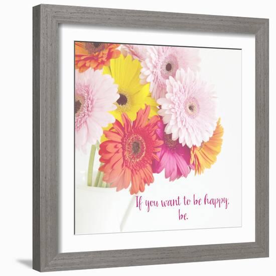 Be Happy-Susannah Tucker-Framed Art Print