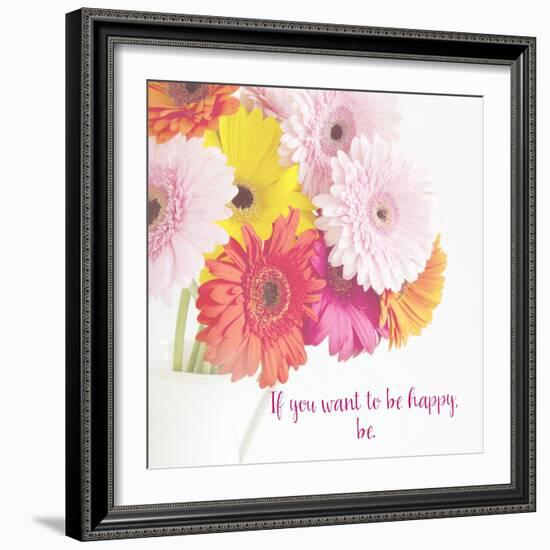 Be Happy-Susannah Tucker-Framed Art Print