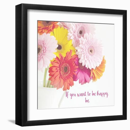 Be Happy-Susannah Tucker-Framed Art Print