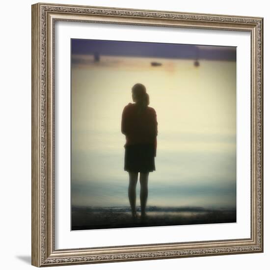 Be Here I-Amy Melious-Framed Art Print