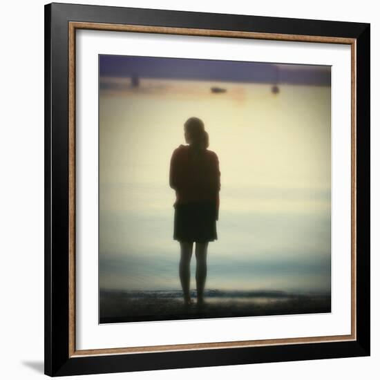 Be Here I-Amy Melious-Framed Art Print