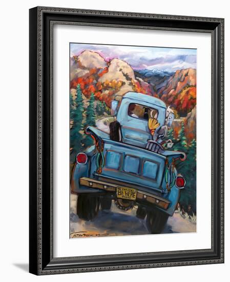 Be Here Now-CR Townsend-Framed Art Print