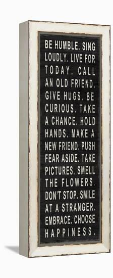 Be Humble (Use Kind Words)-null-Framed Stretched Canvas