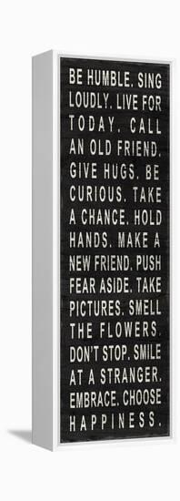 Be Humble (Use Kind Words)-null-Framed Stretched Canvas