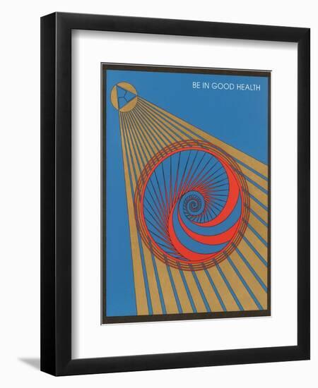 Be in Good Health, Geometric Design-null-Framed Art Print