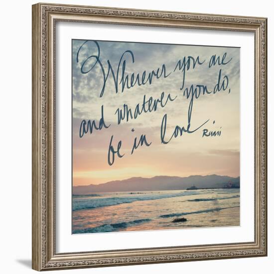 Be in Love-Susan Bryant-Framed Art Print