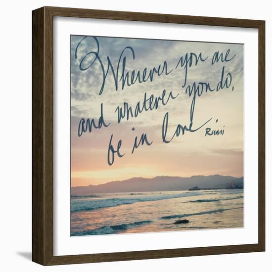 Be in Love-Susan Bryant-Framed Art Print