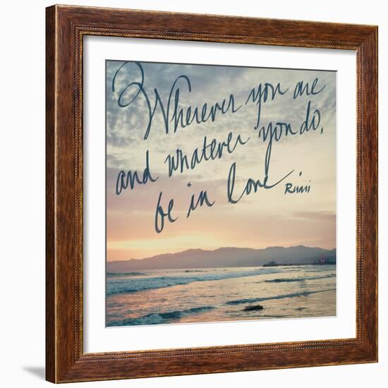 Be in Love-Susan Bryant-Framed Art Print