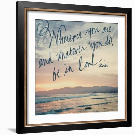 Be in Love-Susan Bryant-Framed Art Print