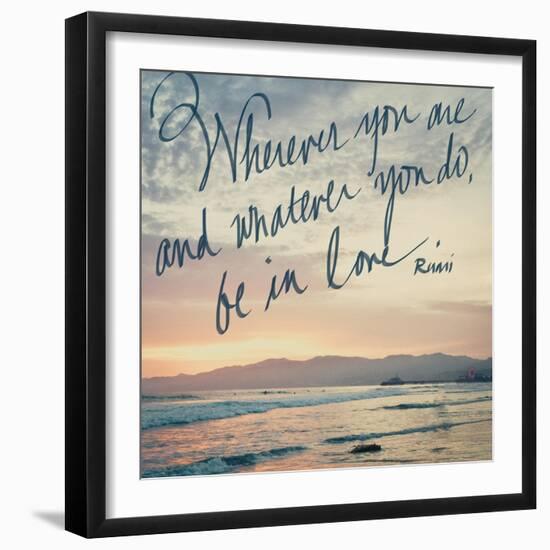 Be in Love-Susan Bryant-Framed Art Print