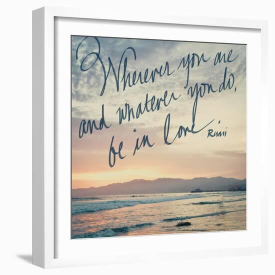 Be in Love-Susan Bryant-Framed Art Print