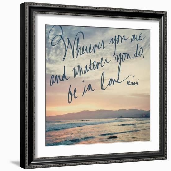 Be in Love-Susan Bryant-Framed Art Print