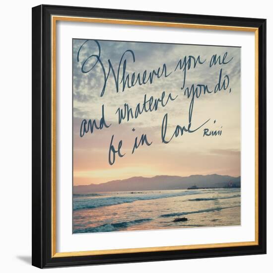 Be in Love-Susan Bryant-Framed Art Print