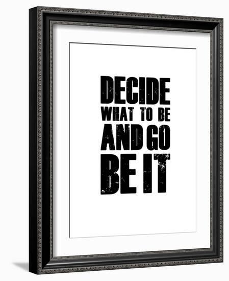 Be it White-NaxArt-Framed Premium Giclee Print