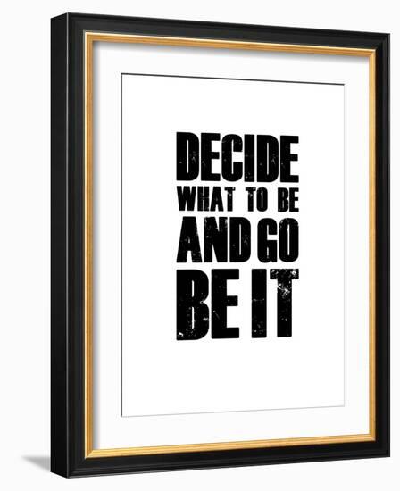 Be it White-NaxArt-Framed Premium Giclee Print