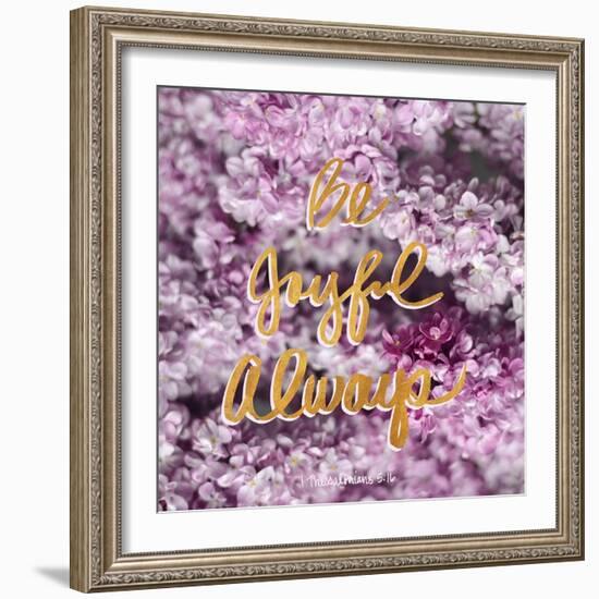 Be Joyful Always-Sarah Gardner-Framed Art Print