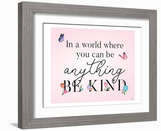 Be Kind Butterflies-Gigi Louise-Framed Art Print