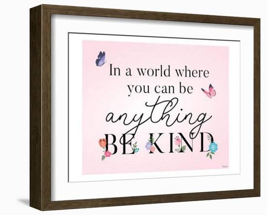 Be Kind Butterflies-Gigi Louise-Framed Art Print