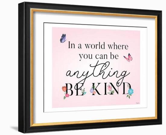 Be Kind Butterflies-Gigi Louise-Framed Art Print