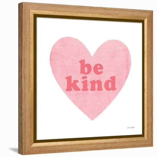 Be Kind Heart-Ann Kelle-Framed Stretched Canvas