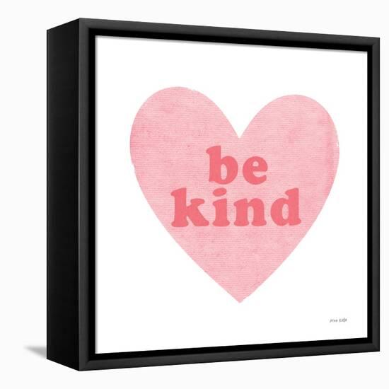 Be Kind Heart-Ann Kelle-Framed Stretched Canvas