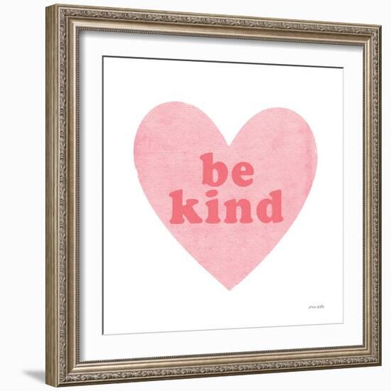 Be Kind Heart-Ann Kelle-Framed Art Print