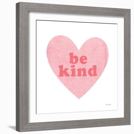 Be Kind Heart-Ann Kelle-Framed Art Print